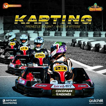 Défiez vos amis sur la piste de karting de COCOPARK