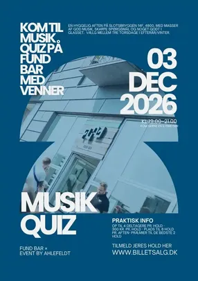 Musik quiz på FUND Bar - 3. december 2026