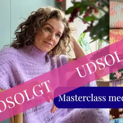 Intarsia - gobelinstrik med farver og motiver - Masterclass med Popknit