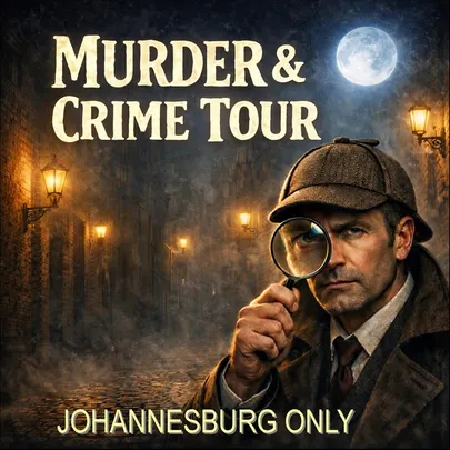 Murder & Crime Tour JOHANNESBURG - Sunday 25 October 2026 - R329 or R399 P.P. (1pm - 5pm)