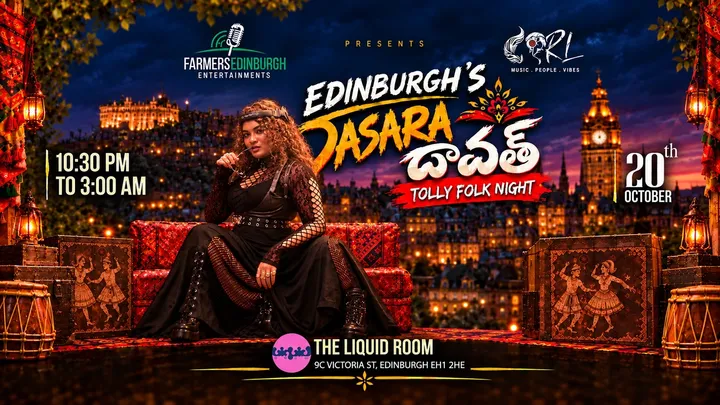 EDINBURGH DASARA దావత్ Tollywood |Folk DJ NIGHT