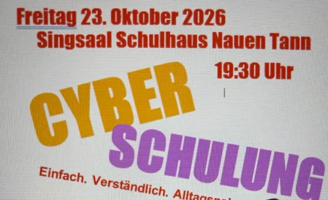 Cyber Schulung - Wissen, was im Netz so läuft