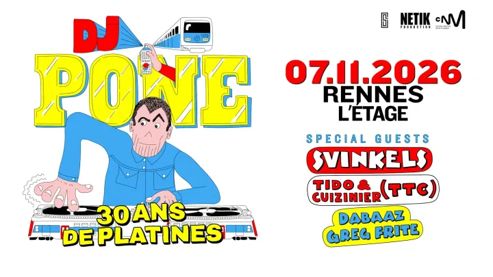 DJ PONE - 30 ANS DE PLATINES