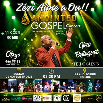 Anointed Gospel Concert – Gino Belloguet & Special Guests