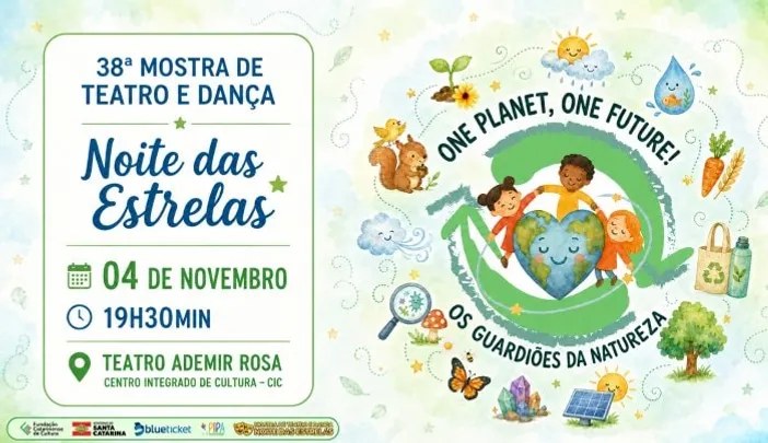 38ª Mostra de Teatro e Dança – Noite das Estrelas: One planet, One future: Os Guardiões da Natureza.