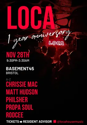 LOCA HOUSE MUSIC 1 YEAR ANNIVERSARY