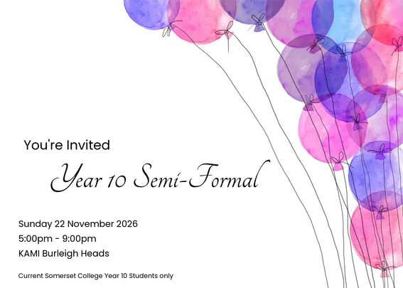 SC Year 10 Semi-Formal