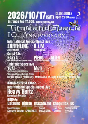 Time and Space 10th ANNIVERSARY