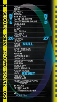 RSO: NULL RESET — NYE 82HR WEEKENDER