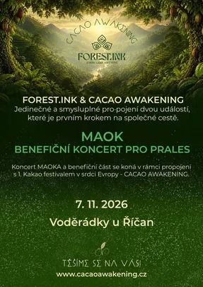 CACAO AWAKENING - MAOK Benefiční koncert pro prales
