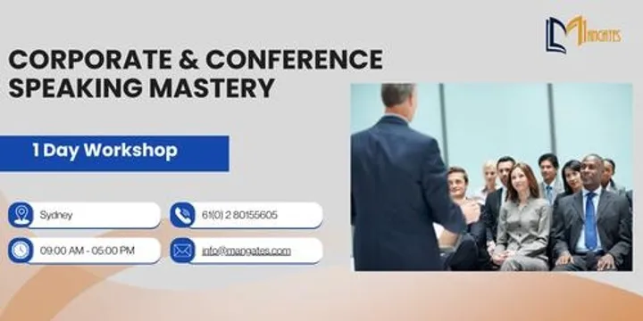 Corporate & Conference Speaking Mastery: 1 Day Session in Sydney