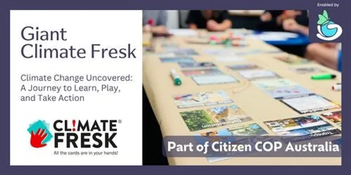 Giant Climate Fresk at Macquarie University - Citizen COP 2026