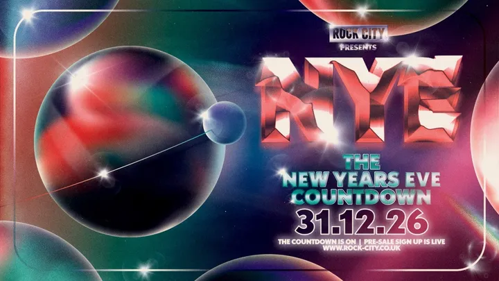 Rock City Presents... The New Years Eve Countdown 2026 - 31/12/26