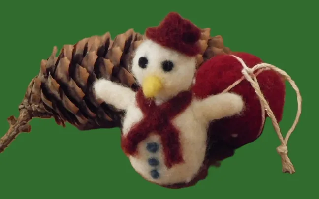 Atelier laine cardée spécial Noël