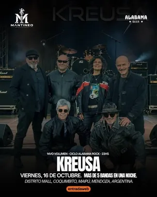 KREUSA en ALABAMA BEER Ciclo Alabama Rock