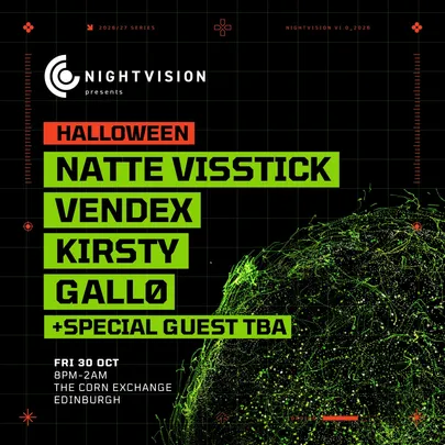 Nightvision Halloween: Natte Visstick, Vendex, Kirsty & Gallo