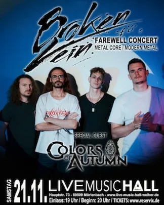 Broken Vein - Farewell Show + Special Guest - Farewell-Show + Special Guest