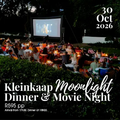 Kleinkaap Moonlight Dinner & Movie Night | 30 Oct'26