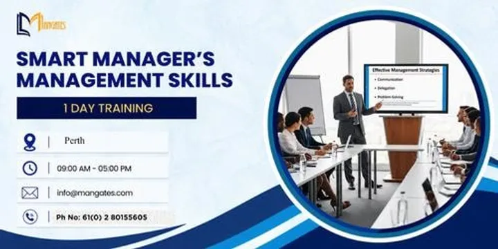 Smart Manager’s Management Skills: 1 Day Workshop in Perth, WA