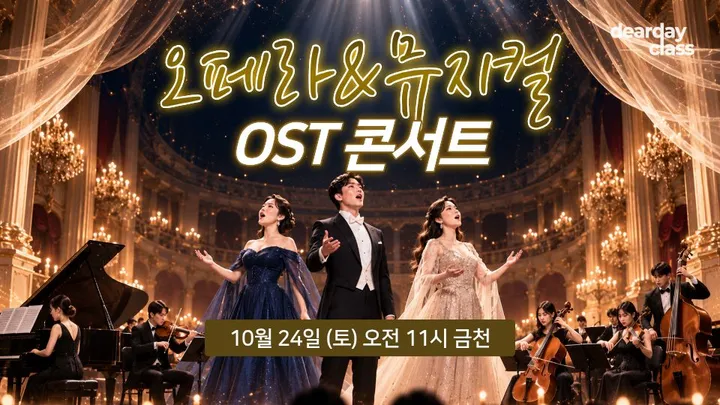 [금천] 10월 오페라&뮤지컬 OST 무료 콘서트