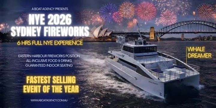 MIDNIGHT NEW YEAR'S SYDNEY FIREWORKS CRUISE (WHALE DREAMER)