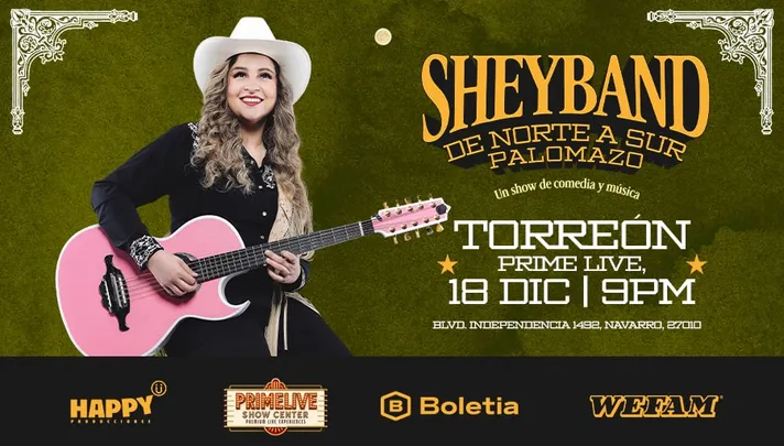 SHEYBAND EN TORREÓN 18 DIC