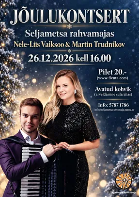 Jõulukontsert Nele-Liis Vaiksoo & Martin Trudnikov