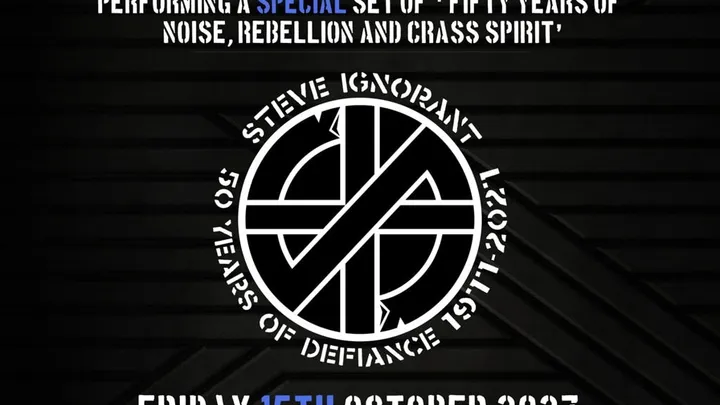 JS promotions present Steve Ignorant Band -50 years of Defiance
