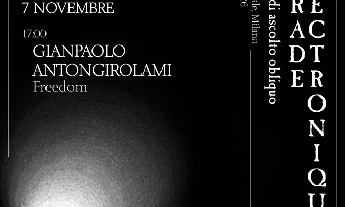 Parade Électronique: Gianpaolo Antongirolami