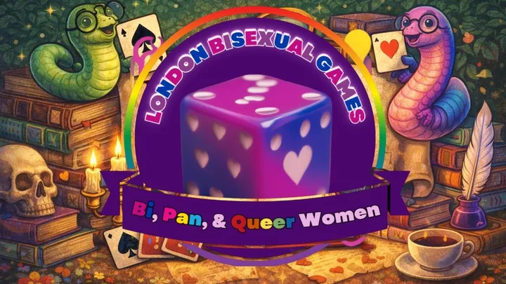London Bisexual Women Games, Snacks & Wine Night: Bookworms & Bluffers 📚🃏