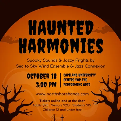 Haunted Harmonies: Sea to Sky Wind Ensemble & Jazz Connexion Halloween Concert