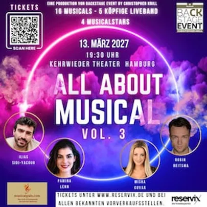 All About Musical VOL. 3 - mit Misha Kovar, Pamina Lenn, Robin Reitsma, Ilias Sidi-Yacoub
