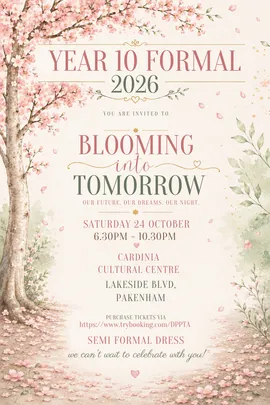 Chairo Pakenham & Leongatha Year 10 Formal Dinner 2026