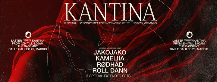 Laster Club presents KANTINA SPECIAL HALLOWEEN WEEKENDER