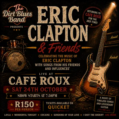 The Dirt Blues Band presents Eric Clapton & Friends