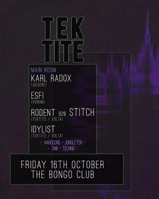 Tektite: Karl Radox (Jigsore), Esfi (Venom) + residents