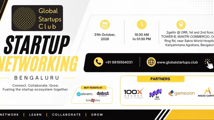 GLOBAL STARTUPS CLUB STARTUP NETWORKING BENGALURU