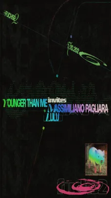 Younger Than Me INVITES Massimiliano Pagliara ☆ Lulu