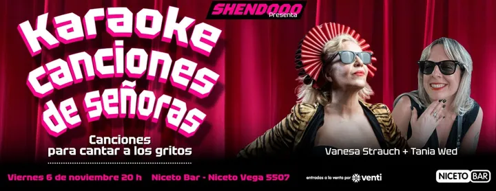 Karaoke canciones de señoras en Niceto Bar