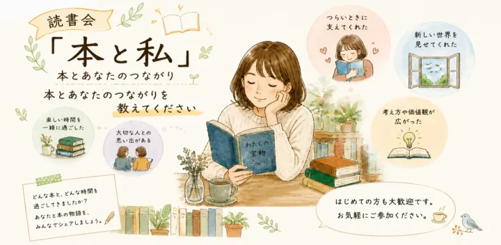 第５回　「本と私」、雑談を楽しむ読書会