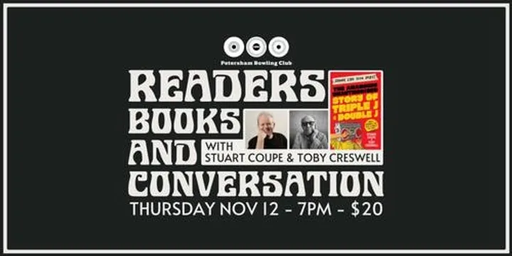 Readers - Books and Conversation with Stuart Coupe & Toby Creswell