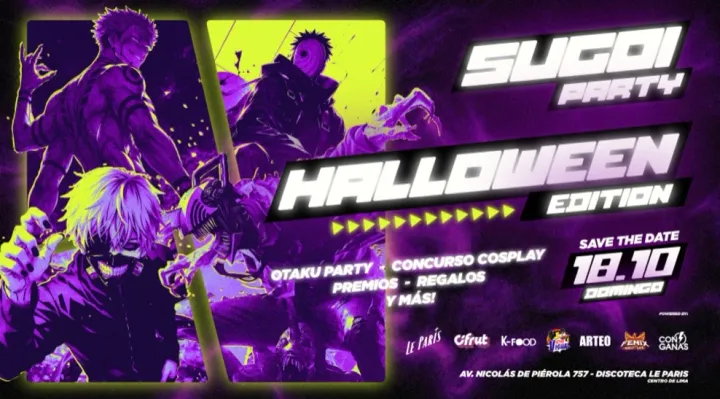 SUGOI PARTY - HALLOWEEN EDITION | DOM. 18.10