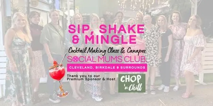 Sip, Shake & Mingle - Cocktail Making Class & Canapes