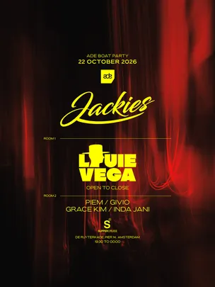 [LAST 25 TICKETS] Jackies ADE Boat Party 2026 - Louie Vega - Open to Close