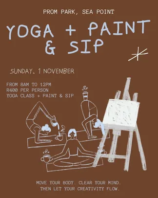 Yoga + Paint & Sip