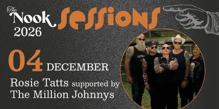 The Nook Sessions - Rosie Tatts supported by The Million Johnnys