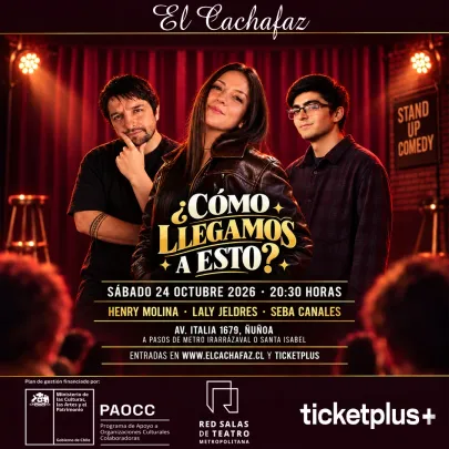 Show de stand up- Como llegamos a esto - Sabado 24 octubre 20:30hrs