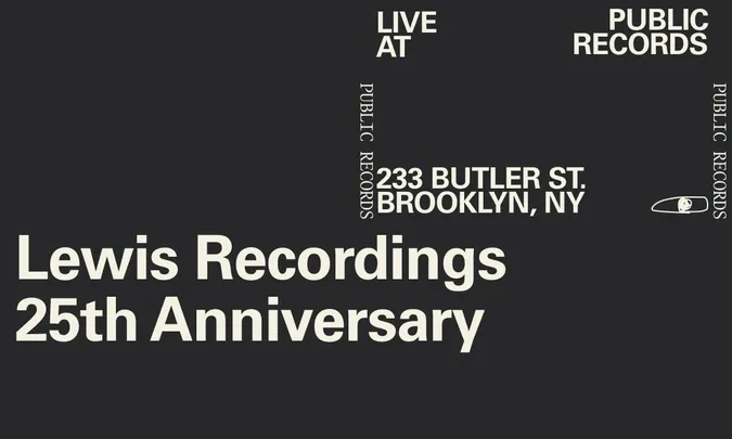 Lewis Recordings 25th Anniversary feat. Edan, The Still Brothers, Charlie Forest, Midnight Cafe, Raining Blue, + more