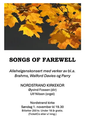 Songs of farewell