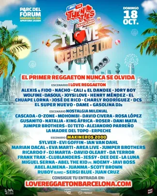 Love the Twenties presenta: I Love Reggaeton Barcelona 2026